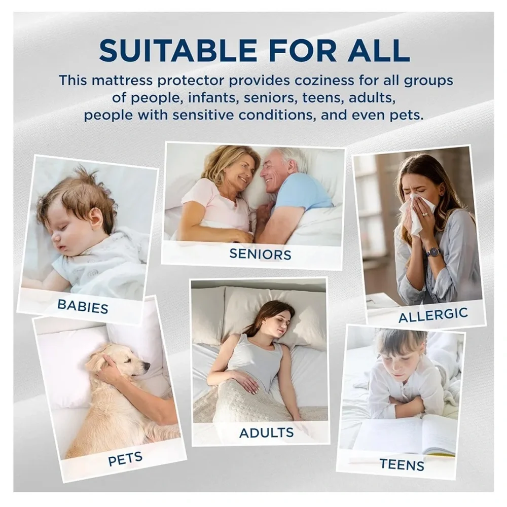Bedsure Waterproof Mattress Protector Encasement Size Twin XL College Dorm